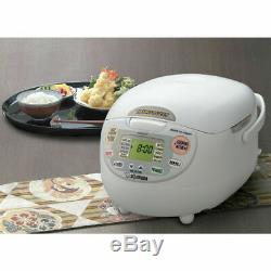 Zojirushi 5-1/2-Cup (Uncooked) Neuro Fuzzy Rice Cooker and Warmer Ns-ZCC10