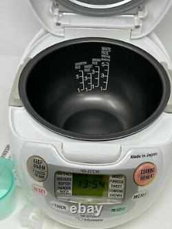 Zojirushi 5-1/2-Cup (Uncooked) Neuro Fuzzy Rice Cooker and Warmer Ns-ZCC10 5 CUP