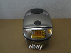 Zojirushi 5.5 Cup Induction Heating Rice Cooker & Warmer Stainless Dark Gray