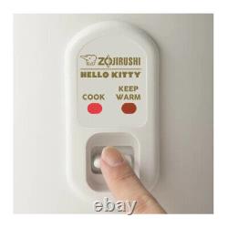 Zojirushi Hello Kitty 5.5 Cup Automatic Rice Cooker and Warmer White