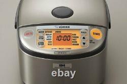 Zojirushi Induction Heating System Rice Cooker and Warmer (5.5-Cup/ Dark Gray)