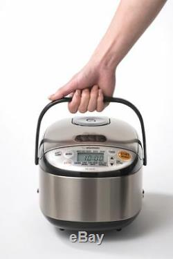 Zojirushi Micom 3-Cup Rice Cooker & Warmer Stainless Black