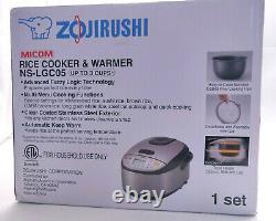 Zojirushi Micom 3 Cup Rice Cooker / Warmer Stainless Black NS-LGC05