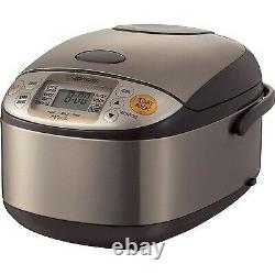Zojirushi Micom 5.5-Cup Rice Cooker & Warmer with Steam Basket Brown