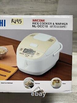 Zojirushi Micom Electric Rice Cooker & Warmer 5.5 Cups Uncooked, Pearl Beige New