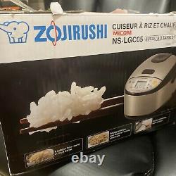 Zojirushi Micom NS-LGC05 Rice Cooker & Warmer Stainless Black