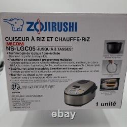 Zojirushi Micom NS-LGC05 Rice Cooker & Warmer Stainless Black