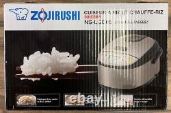 Zojirushi Micom NS-LGC05 Rice Cooker & Warmer Stainless Black. NEW