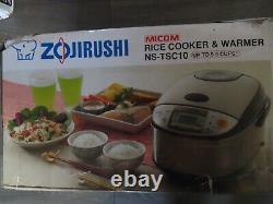 Zojirushi Micom NS-TSC10 Rice Cooker and Warmer Stainless BrownBRAND NEW