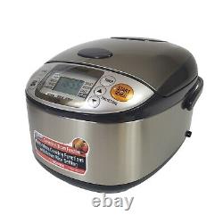 Zojirushi Micom NS-TSC10 Rice Cooker and Warmer Stainless Brown 5.5 Scuffs