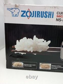 Zojirushi Micom Rice Cooker NS-LGC05XB Warmer 3 Cup Stainless Steel Black GAB110