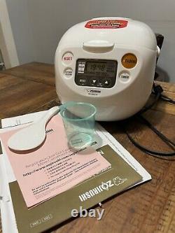 Zojirushi Micom Rice Cooker Warmer NS-WAC10 5.5 cups White