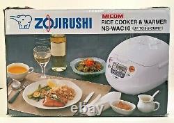 Zojirushi Micom Rice Cooker & Warmer NS-WAC10 Up To 5.5 Cups Unopened Box New