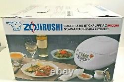 Zojirushi Micom Rice Cooker & Warmer NS-WAC10 Up To 5.5 Cups Unopened Box New