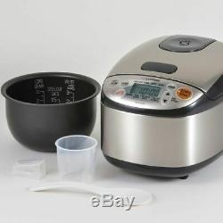 Zojirushi Micom Rice Cooker and Warmer (3-Cup/ Stainless Black)