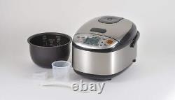 Zojirushi Micom Rice Cooker and Warmer (3-Cup/ Stainless Black)