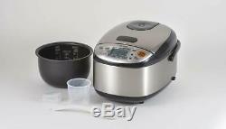 Zojirushi Micom Rice Cooker and Warmer (3-Cup/ Stainless Black)
