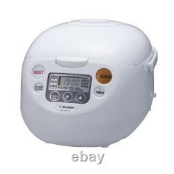 Zojirushi Micom Rice Cooker and Warmer 5.5 Cup Cool White