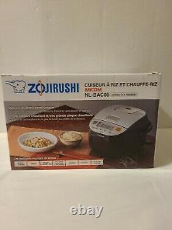Zojirushi NL-BAC05SB Micom Rice Cooker and Warmer Silver/Black