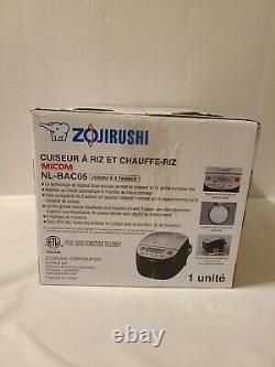 Zojirushi NL-BAC05SB Micom Rice Cooker and Warmer Silver/Black