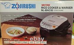 Zojirushi NL-BAC05 3 Cups Micom Rice Cooker and Warmer