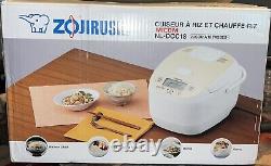 Zojirushi NL-DCC18CP Micom Rice Cooker and Warmer Pearl Beige 10 Cups