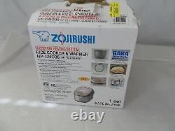 Zojirushi NP-GBC05 Induction Rice Cooker and Warmer Stainless Dark Brown NEW