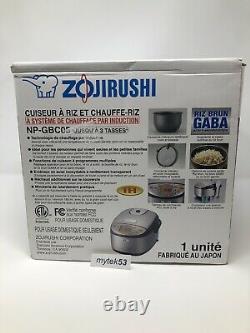 Zojirushi NP-GBC05-XT Induction Heating System Rice Cooker Made in Japan