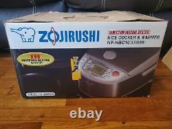 Zojirushi NP-HBC10 Induction Heating System Rice Cooker Warmer 5.5 cup 120V