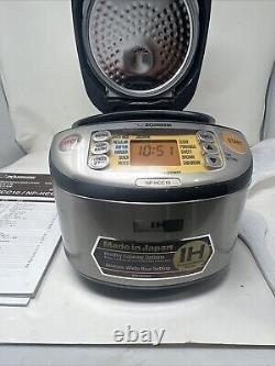 Zojirushi NP-HCC10XH Electric Induction Heating System Rice Cooker Food Warmer