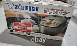 Zojirushi NP-HCC10XH Induction Heating System Rice Cooker and Warmer, 1 L, Stain