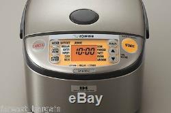 Zojirushi NP-HCC10XH Induction Heating System Rice Cooker and Warmer, 5.5 CUP