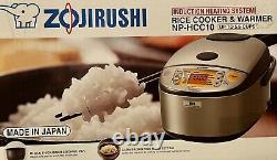 Zojirushi NP-HCC10XH Induction Heating System Rice Cooker and Warmer 5.5 CUP NEW