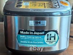 Zojirushi NP-HCC10 Induction Heating System Rice Cooker & Warmer 5.5 Cup Used