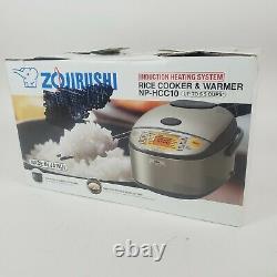 Zojirushi NP-HCC10 Induction Rice Cooker Warmer 5.5 Cup Lid Wont Stay Shut READ