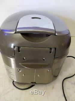 Zojirushi NP-HTC18 Rice Cooker & Warmer, 1.8L (10-cup), Pressure IH, Stainless