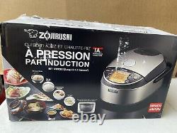 Zojirushi NP-NWC10XB Pressure Induction Heating Rice Cooker & Warmer, 5.5 Cup