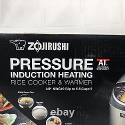 Zojirushi NP-NWC10 Pressure Induction Heating Rice Cooker & Warmer 5.5 Cup