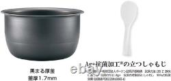 Zojirushi NP RN05 BA Pressure IH Rice Cooker Kiwame-Daki (3 Cups) (Black) 100V