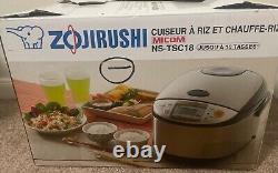 Zojirushi NSTSC18 10 Cups Micom Rice Cooker & Warmer NEW NS-TSC18