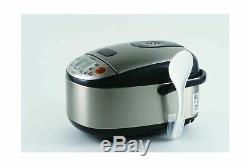 Zojirushi NS LGC05XB Kitchen Micom Rice Cooker Warmer 3 Cups Stainless Black New