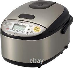 Zojirushi NS-LGC05XB Micom Rice Cooker & Warmer, 3-Cups (uncooked), Stainless