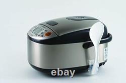 Zojirushi NS-LGC05XB Micom Rice Cooker & Warmer, 3-Cups uncooked, Stainless