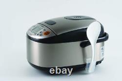 Zojirushi NS-LGC05XB Micom Rice Cooker & Warmer, 3-Cups (uncooked), Stainless