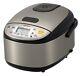 Zojirushi Ns-lgc05xb Micom Rice Cooker & Warmer 3-cups Uncooked Stainless Black