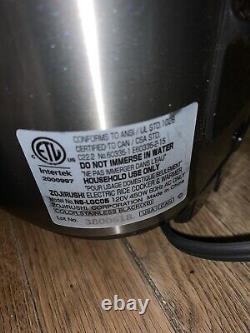 Zojirushi NS-LGC05 Rice Cooker & Warmer Silver Black + Cup Tested & Working