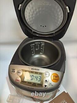 Zojirushi NS-LHC05XT Micom Rice Cooker and Warmer, Stainless Dark Brown 3 CUP