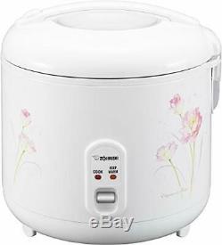 Zojirushi NS-RPC10FJ Rice Cooker and Warmer, 1.0-Liter, Tulip NEW 5 CUP