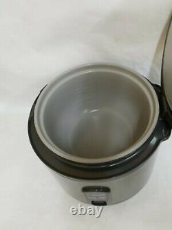 Zojirushi NS-RPC10HM Rice Cooker and Warmer 5.5-Cup Uncooked Metallic Gray