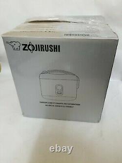 Zojirushi NS-RPC10HM Rice Cooker and Warmer 5.5-Cup Uncooked Metallic Gray